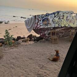 Our dream location for the night