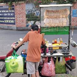 Getrockneter Tintenfisch vom Grill