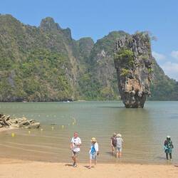 Strand auf der Insel