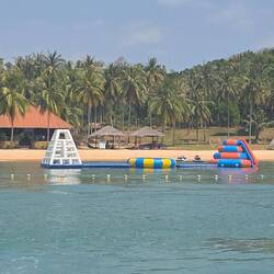 Abgetrennter Schwimmbereich