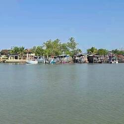 Bei der Ausfahrt wars noch ruhig