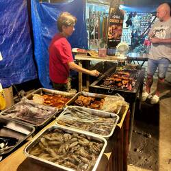 Auswahl des Abendessens 🥓 🦐