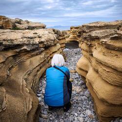 Ich musste da natürlich runterklettern.