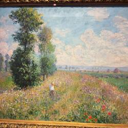 Meadow with Poplars, Claude Monet, c1875.