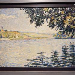 View of the Seine at Herblay, Paul Signac, 1889.