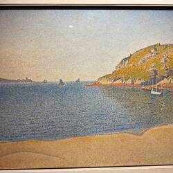 Port of Saint-Cast, Paul Signac, 1890. I loved how individual dots made up a coherent landscape.