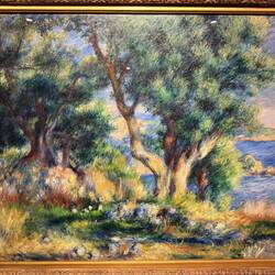 Landscape on the Coast Near Mention, Pierre-Auguste Renoir, 1883.