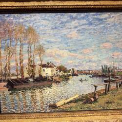 The Loing at Saint-Mammes, Alfred Sisley, 1882.