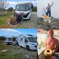 ..mit Wind und ohne Sonne braucht Lesley eine Decke und Schatzi nutzt den Tag wieder zum Backen 🧑‍🍳👍🏻😍