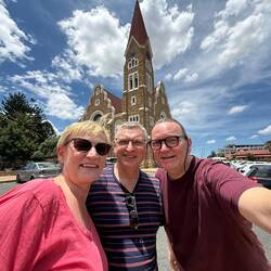 Auf dem Weg zur Mall ein Zwischenstopp an der Christuskirche