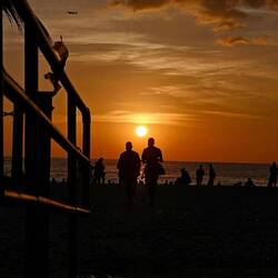 Das einzige was heute mega war, war der Sonnenuntergang.