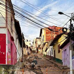 Neue Straße 20 grad Steigung