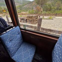 My seat in the train