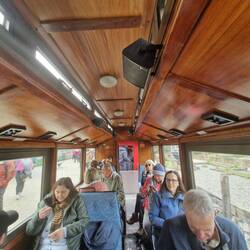 Inside the end of the.world train