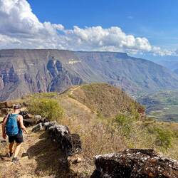 Es geht 1100 Meter runter...