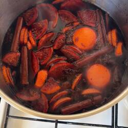 Klima auf 10 Grad und Glühwein genießen 🍊 🍷