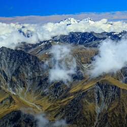 Schon der Flug über die Berge war der Hammer