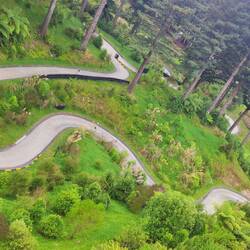 One of the sledge tracks