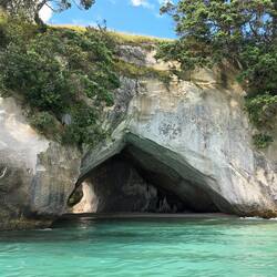 Cathedral Cove from the water