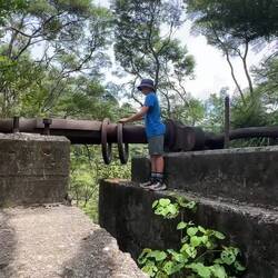 Alte Überbleibsel der massiven Verarbeitungsmaschinen