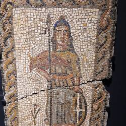 Roman mosaic of Minerva