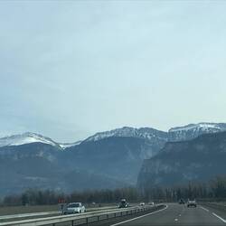 Sur la route vers Val Thorens