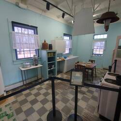 Küche im Aufseherhaus.