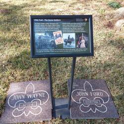 De John hat hier sogar Teile des Films Horse Soldier gedreht (Der letzte Befehl).