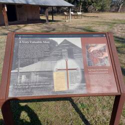 Erklärbärtafel Schmiede