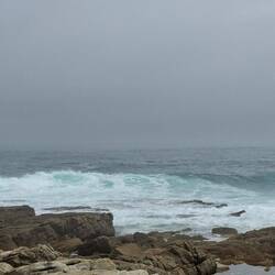 The beautiful waves.