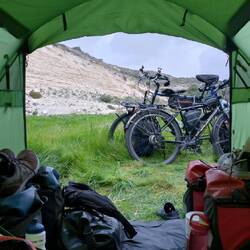 Zeltplatz in der Senke