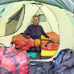 Zeltplatz in der Senke