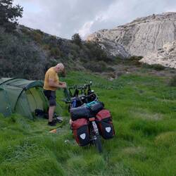 Zeltplatz in der Senke