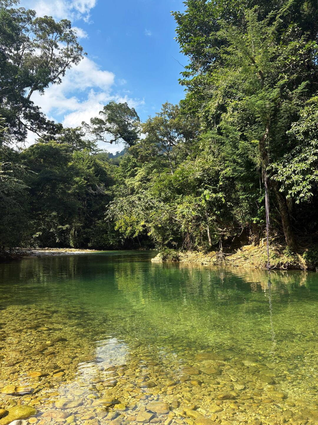 the river we had to cross to reach la Ventana