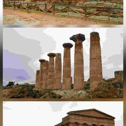 3 verschiedene Tempel