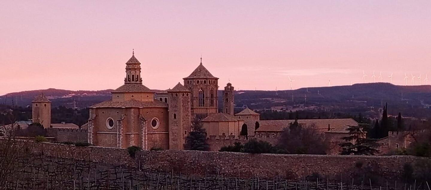Montag früh, 🌞-Aufgang in Poblet.