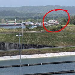 The Gatun Lake Dam house (Holds back the Chagres)