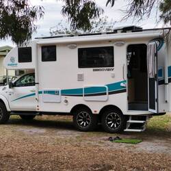 Flotter Camper auf meinem Campingplatz