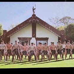 Local high school performing the Haka