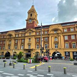 Le bâtiment historique du terminal des ferries d'Auckland