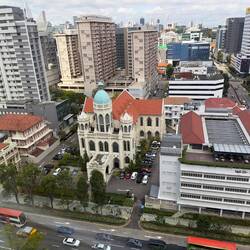 The view from the National Library Building which is the venue for the Albatross File exhibit.