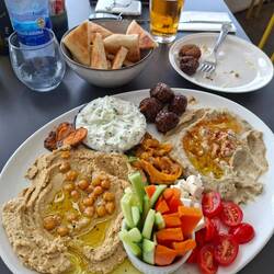 Meze platter for two.