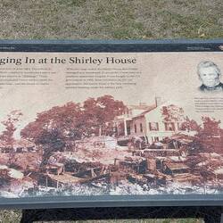 Das Shirley Haus lag leider mitten im Battlefield und wurde schwer beschädigt.