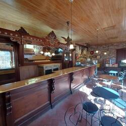 Eine alte Sodafontain.