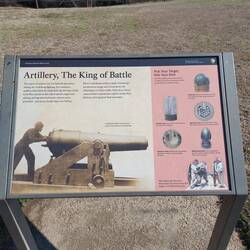 Entscheidend bei dieser Schlacht war die Artillerie.