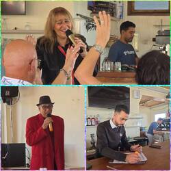 Die Sängerin führte besonders französische Chansons auf.