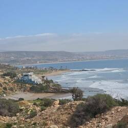 "Anker Point" bei Taghazout, wo wir vergangenes Jahr gestanden hatten.