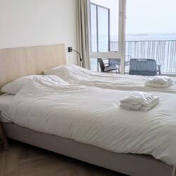 Schlafzimmer mit "Meerblick"