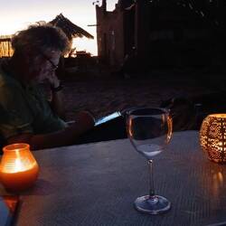 Letzter Abend in der Wüste