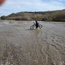Nicht tief, aber kräftige Strömung